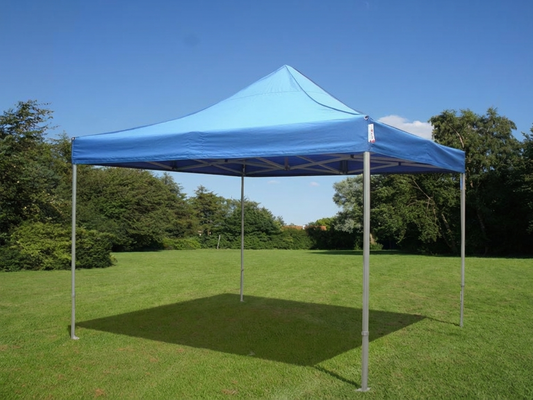 Blue pop up gazebo with steel frame for outdoor events - product detail