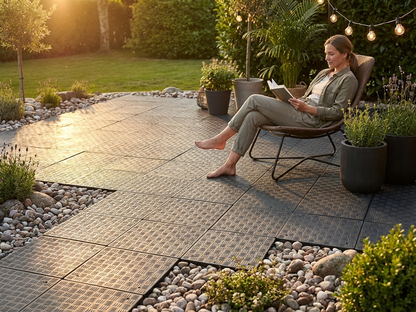 Anthracite Flooring PRO with Recycled PE Material - product detail