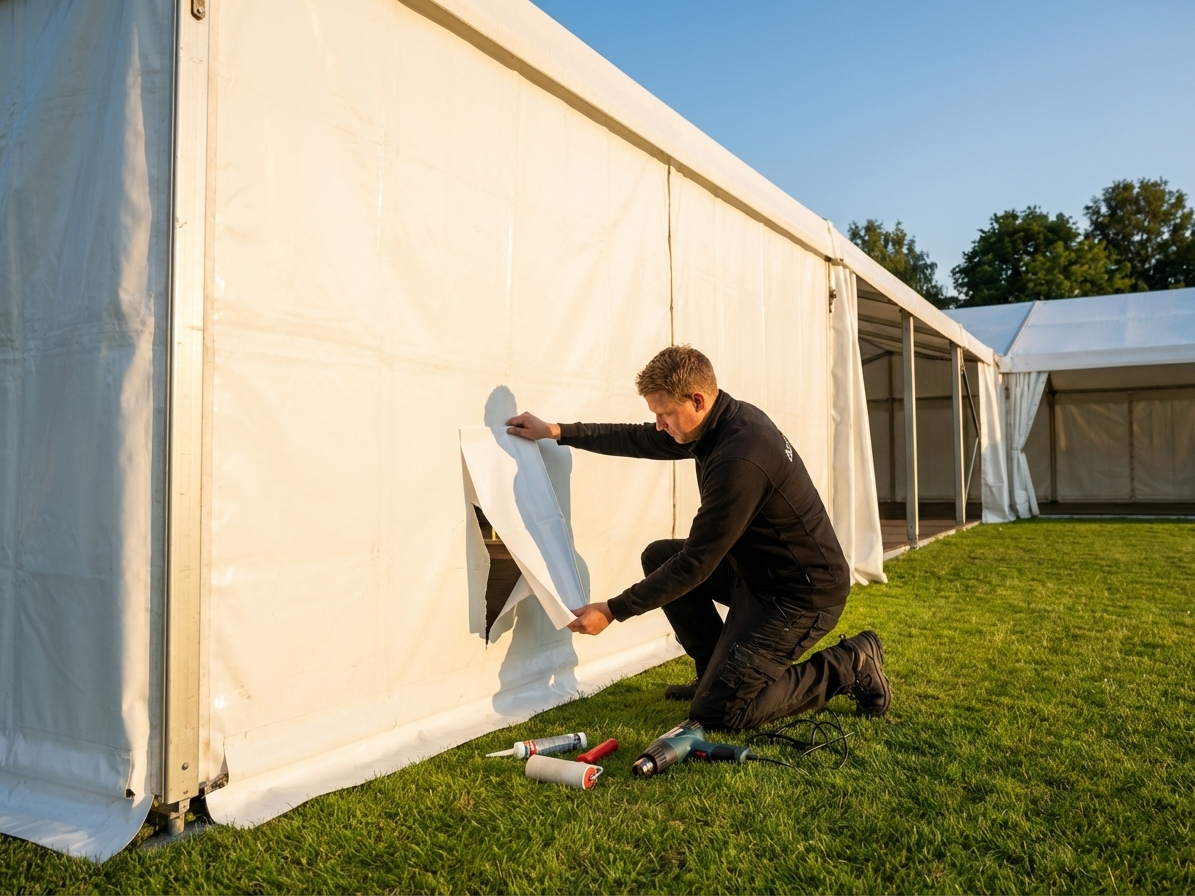 PVC Repair Patch for Fire Retardant Marquees - view 3