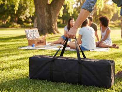 Black carry bag for 3x3 m FleXtents, made from durable polyester