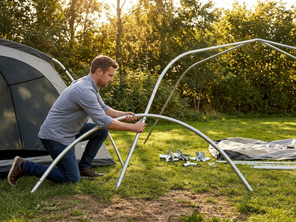 Galvanised steel storage tent arch for 2.4m series - view 3
