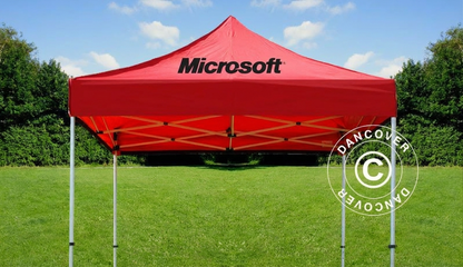 Roof cover print 40x50 cm for event tents