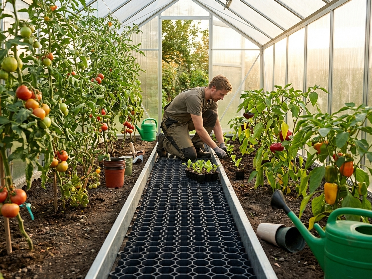 Greenhouse Track Separator with 30 Reinforcement Grids - view 3