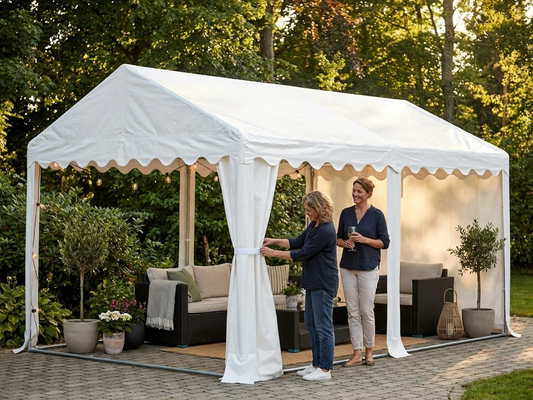 PVC Roof Cover 5x8m White for Outdoor Events