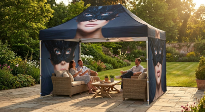 Pop up gazebo 4x4m white with aluminium frame - product detail