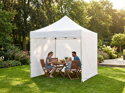 Pop up gazebo 2x2m white aluminium frame for outdoor events - view 3
