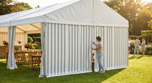 PVC Endwall 6m White/Grey for industrial and commercial use - product detail
