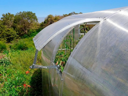 Silver ventilation window with automatic opener for greenhouses - product detail