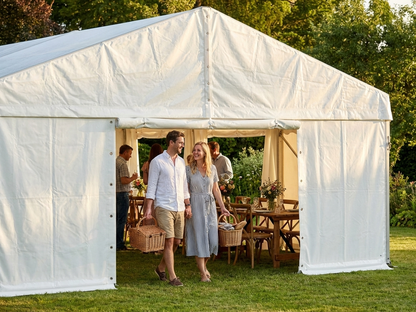 4m White Polyethylene Tarpaulin Endwall for Commercial Use