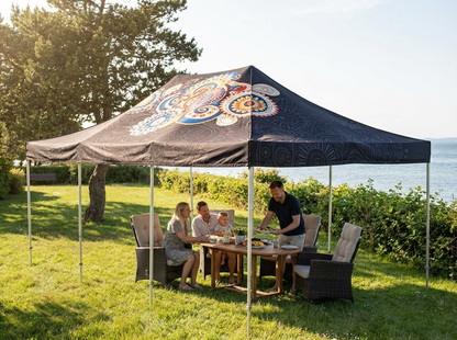 White pop-up gazebo 4x6m with aluminium frame for outdoor events - view 3