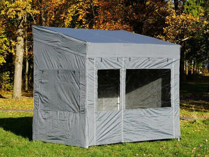 Pop up gazebo in grey with aluminium frame for outdoor use - product detail