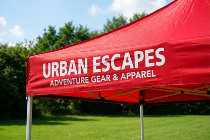 Valance print for FleXtents, 21x200 cm, event decoration