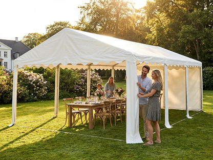 White marquee roof cover 4x8m strong PVC for events