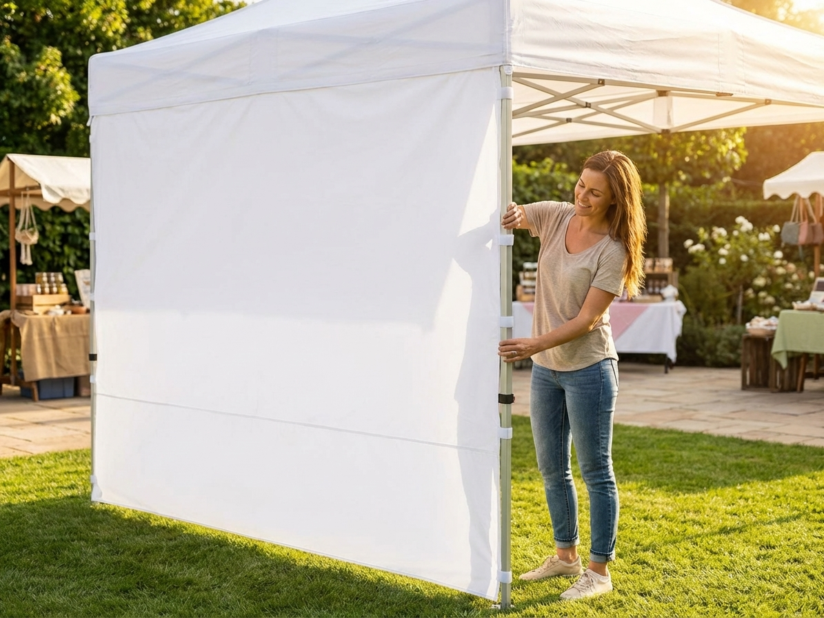 White sidewall for FleXtents 2x2m, event use - view 3