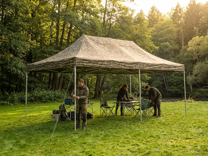 Pop up gazebo in camouflage design, 4x6m - view 3