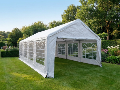 White marquee tent 4x8 m for outdoor events - product detail