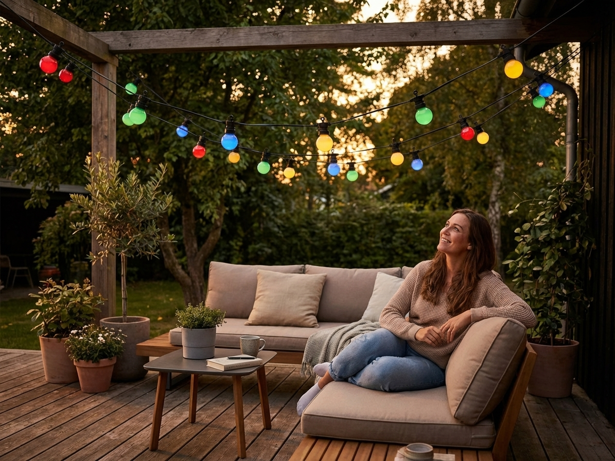 LED Fairy Lights 3 m Black Mix Warm White - view 3