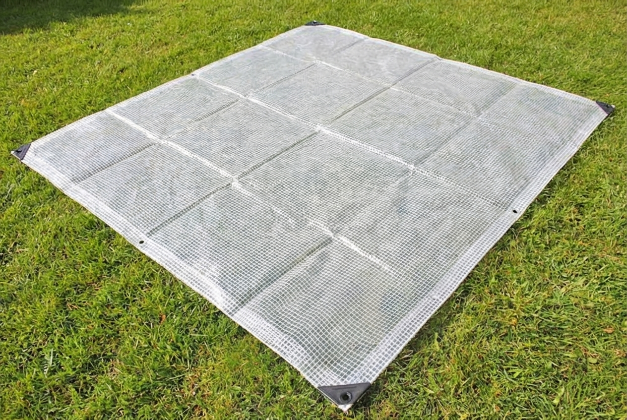 Clear polyethylene tarpaulin 10x16 m for outdoor use - product detail