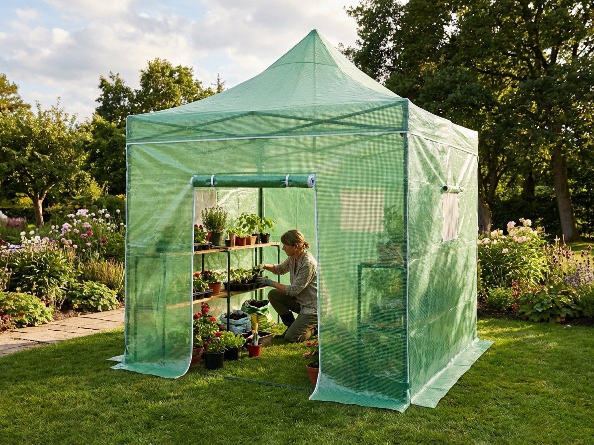 Polyethylene Greenhouse with Aluminium Frame - product detail