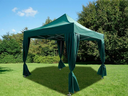Pop Up Gazebo 3x3 m Green with Steel Frame - product detail