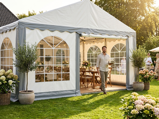 PVC Endwall with Large Window and Wide Door - product detail