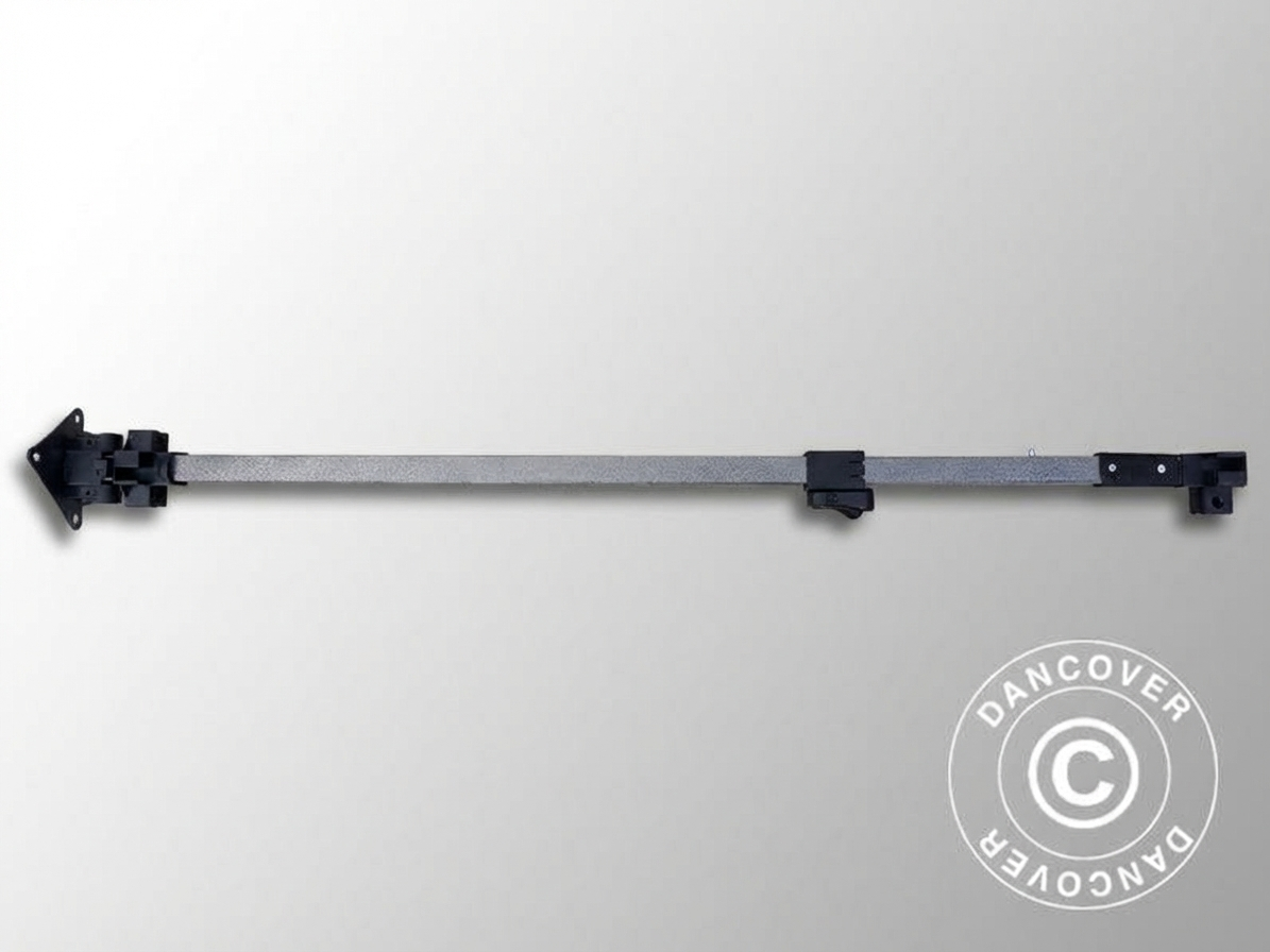 Black corner leg made of hammered painted steel for industrial use