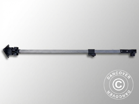 Black corner leg made of hammered painted steel for industrial use