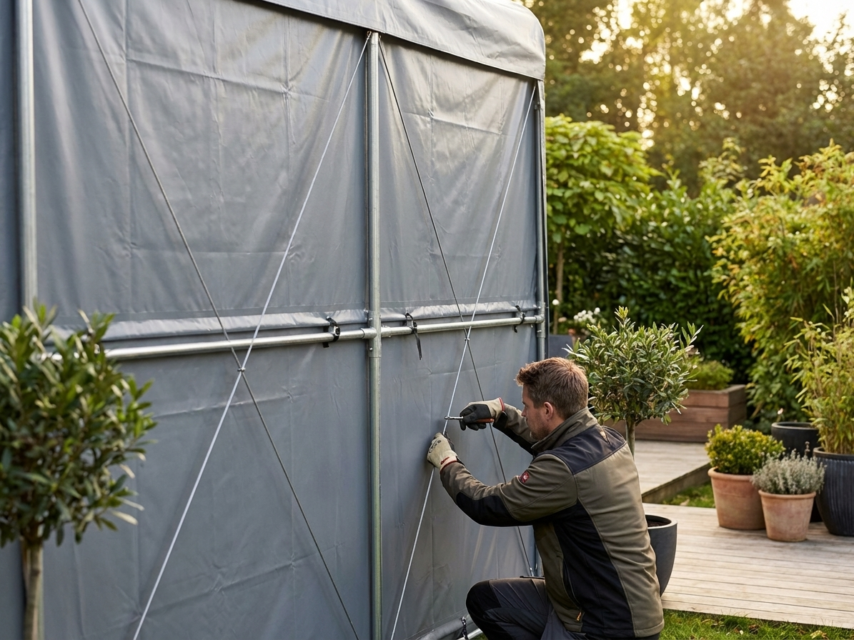 Steel wire kit for 4 m storage shelter, Xtra Strength Steel