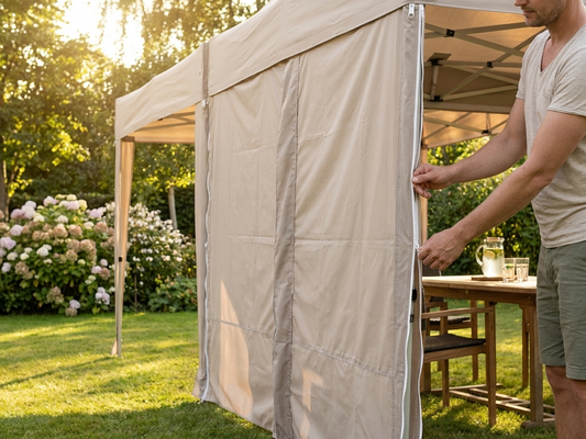 Latte infill joint panels for FleXtents® PRO gazebo - product detail