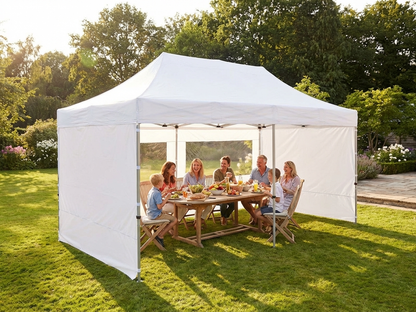 White pop up gazebo 3x6m for outdoor events - product detail