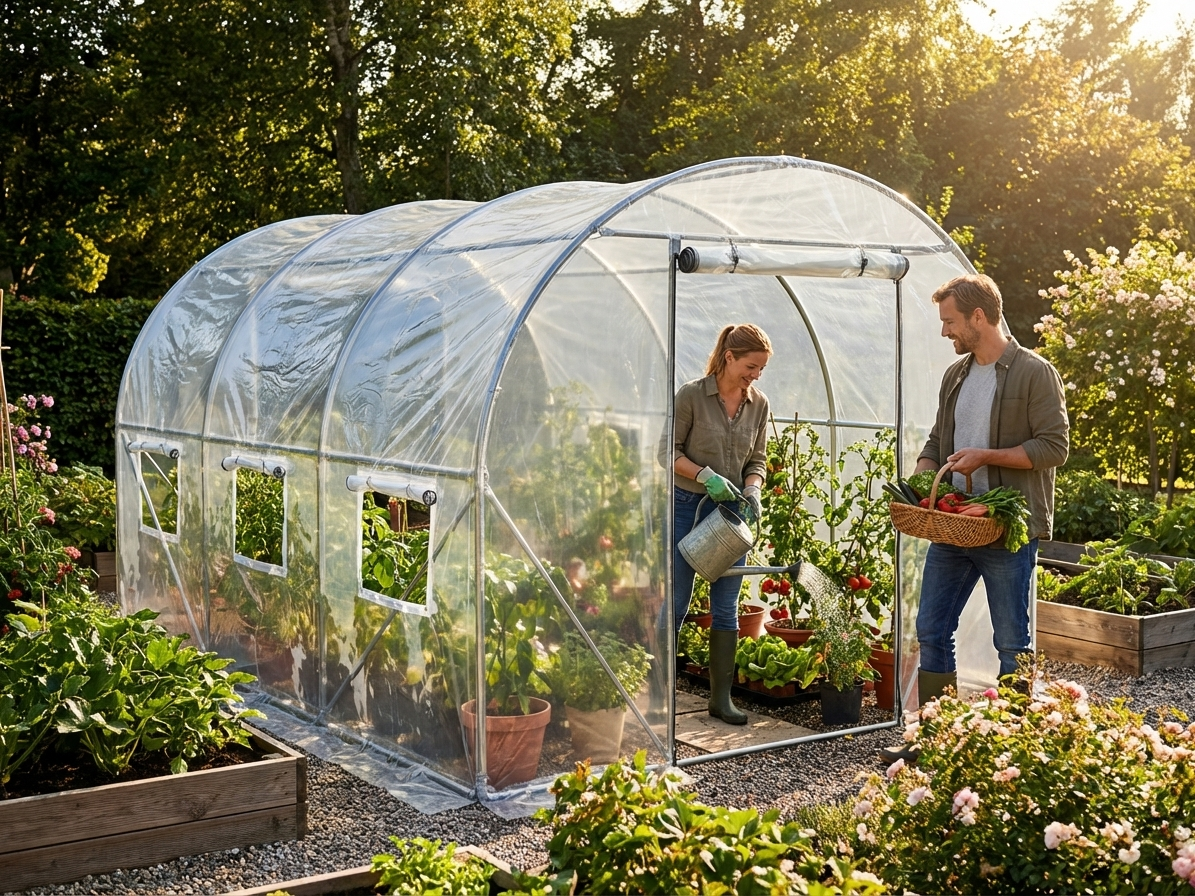 Polytunnel Cover 2x3x2m Transparent 180 Micron Foil