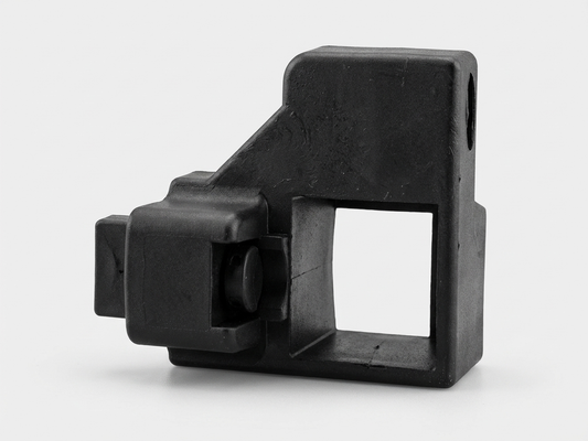 Corner Leg Fitting in Black for Indoor and Outdoor Use