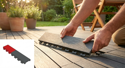 Anthracite flooring edge piece made from recycled PE - view 3
