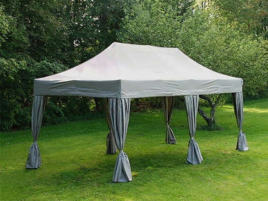 Pop up gazebo in latte colour with aluminium frame for outdoor events - product detail