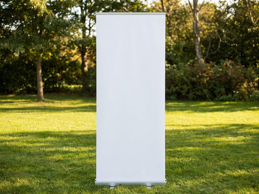 Roller banner with aluminium frame, 85x200 cm, perfect for display - product detail