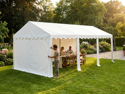 White PVC marquee roof cover 5x10m for outdoor events