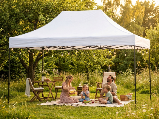 White Gazebo Roof Cover 4x6m for outdoor events