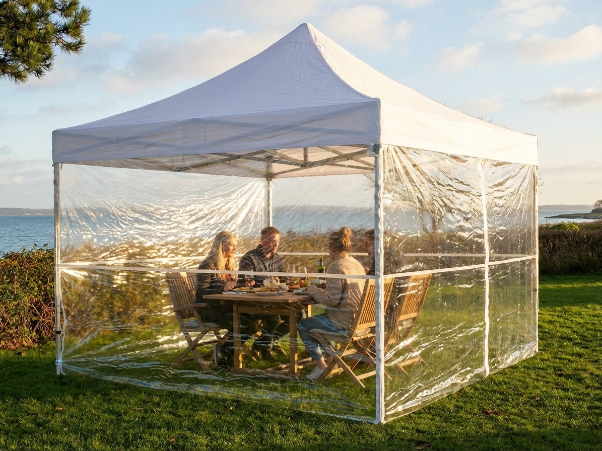 Clear PVC pop up gazebo for outdoor events