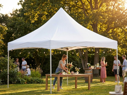 PVC roof cover for PartyZone Pagoda 4x4m in white - view 3