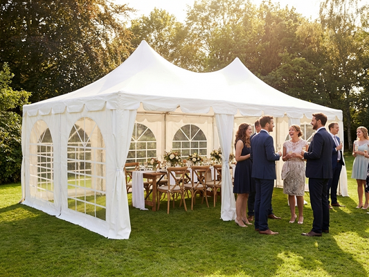 White 4x8 m Marquee Pagoda for events