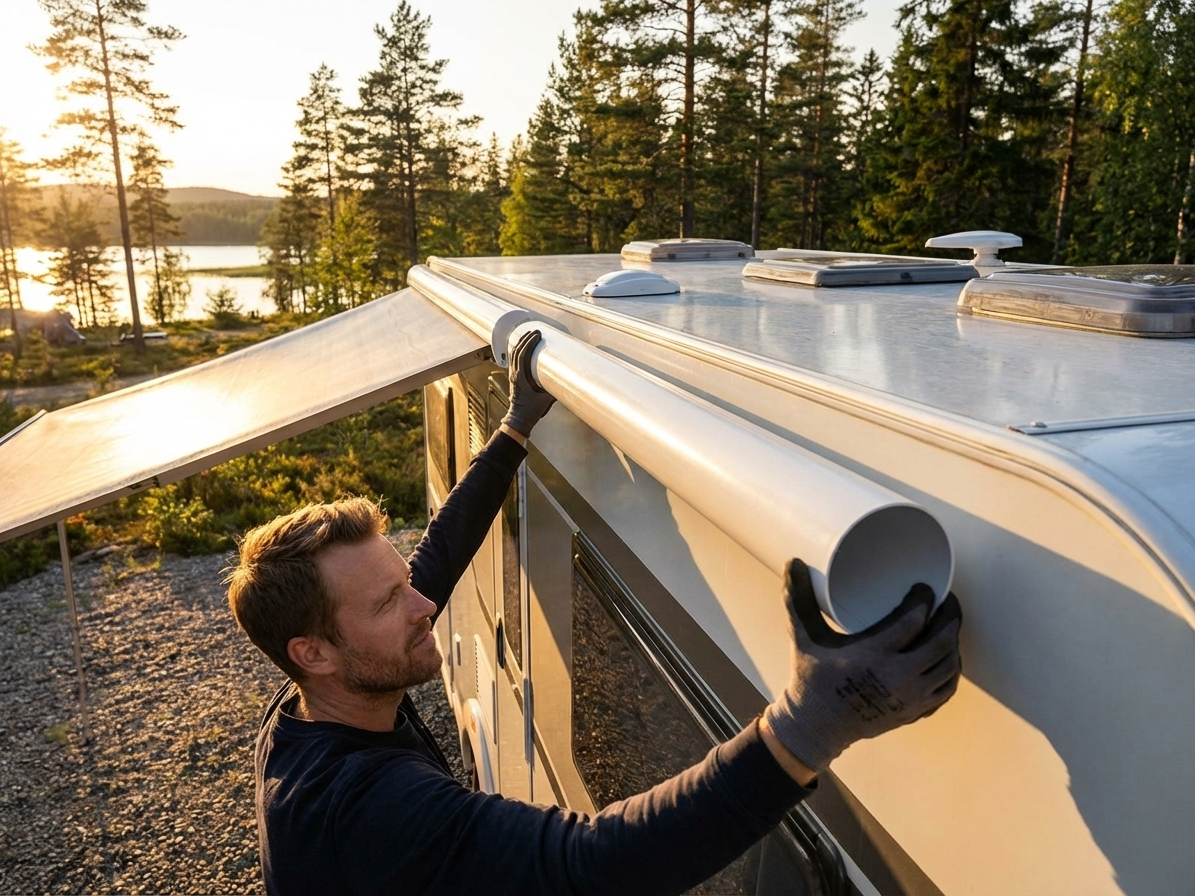 Galvanised steel roof pipe Ø38x1950mm in silver