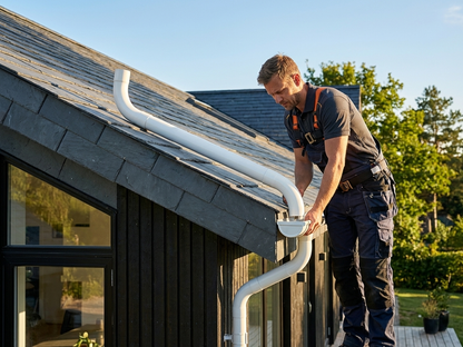 Galvanised steel roof pipe, 1540 mm, silver - view 3