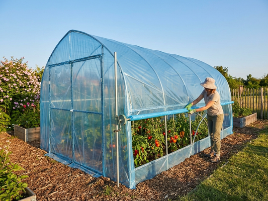 Polytunnel Greenhouse Cover 7.5x20x3 m Transparent PO Film - product detail