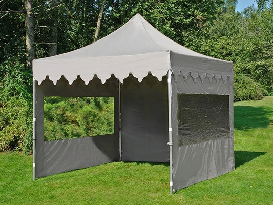 Pop up gazebo 3x3 m Latte with steel frame for outdoor events