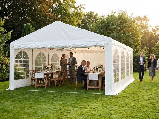 4x8m white marquee tent for outdoor events
