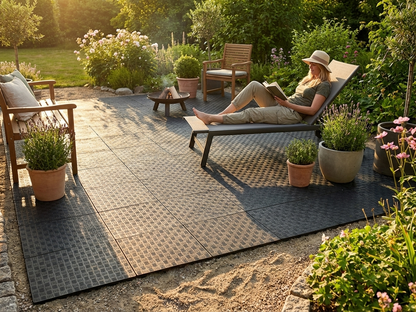 Anthracite Flooring PRO with Recycled PE Material - view 3