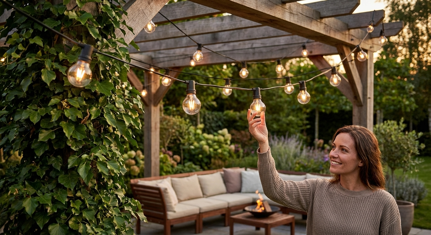 Clear LED fairy lights for indoor and outdoor use - product detail