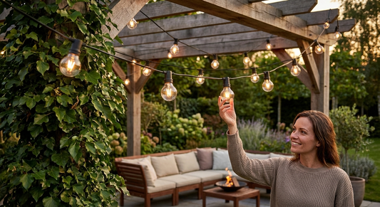 Clear LED fairy lights for indoor and outdoor use - product detail