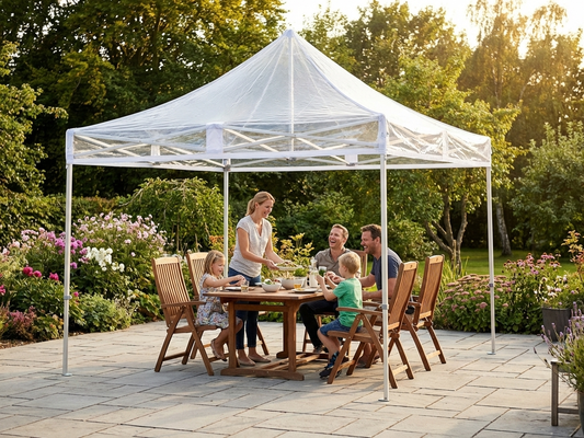 Clear PVC gazebo roof cover for 4x4 m pop-up shelter