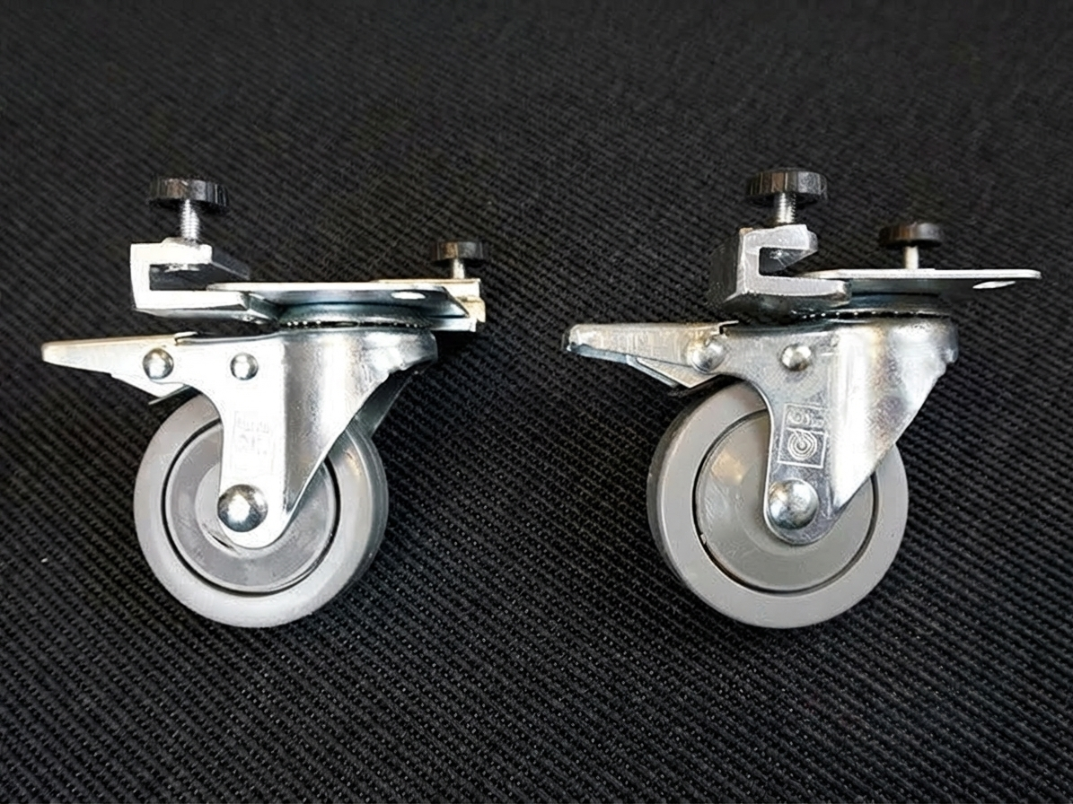 Silver gazebo frame wheels for PRO and Xtreme frames - product detail